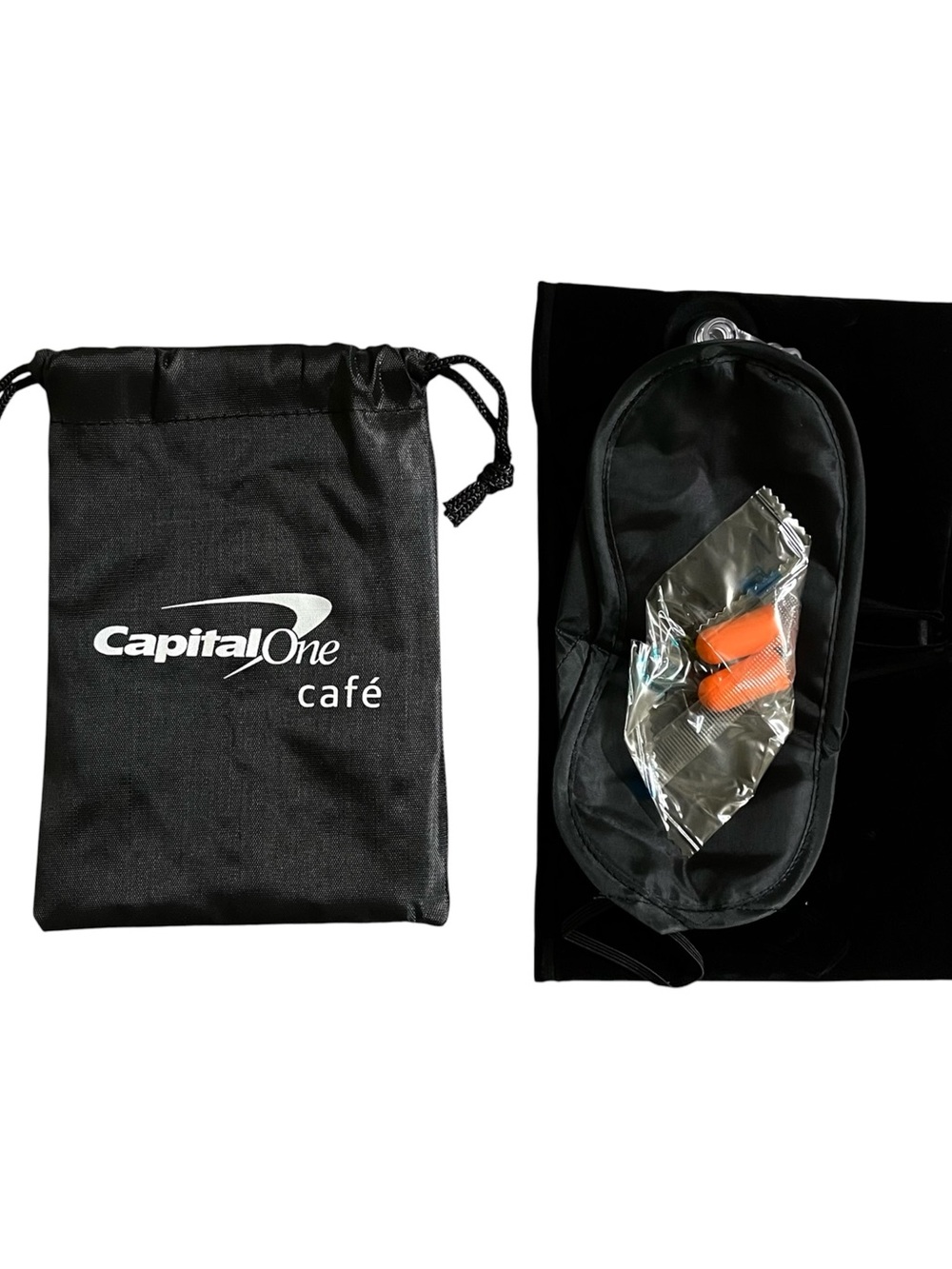 Capital One Bank Cafe Accessory Sleep Travel Kit